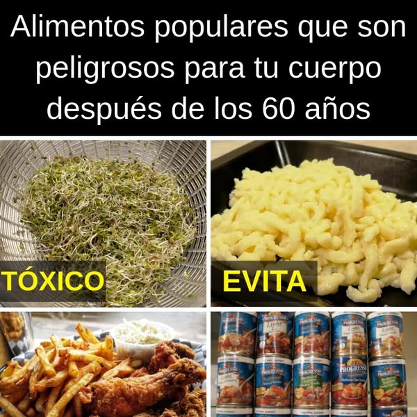 Mayores: Los Médicos Dicen Que Estos Son Los Alimentos Que Hay Que Evitar Para Gozar De Buena Salud Con Más De 60 Años